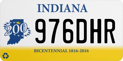 IN license plate 976DHR