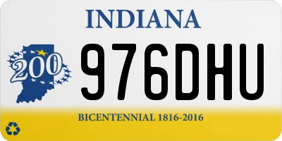 IN license plate 976DHU