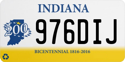 IN license plate 976DIJ