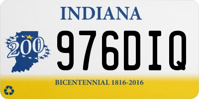 IN license plate 976DIQ