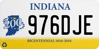 IN license plate 976DJE