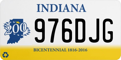 IN license plate 976DJG