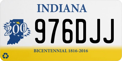 IN license plate 976DJJ