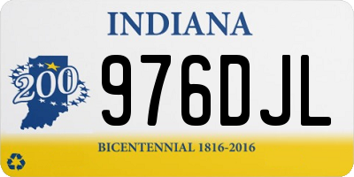 IN license plate 976DJL