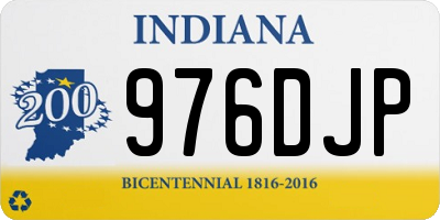 IN license plate 976DJP