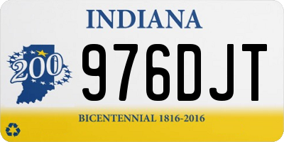 IN license plate 976DJT