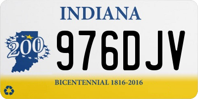 IN license plate 976DJV
