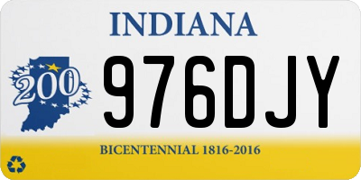 IN license plate 976DJY