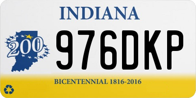 IN license plate 976DKP