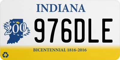 IN license plate 976DLE