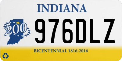 IN license plate 976DLZ