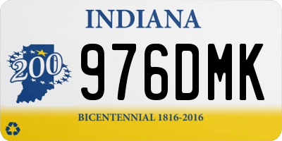 IN license plate 976DMK