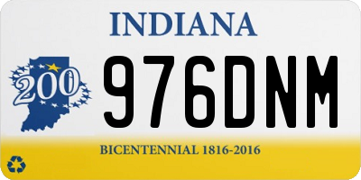 IN license plate 976DNM