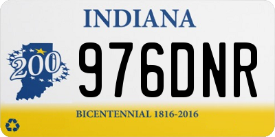 IN license plate 976DNR