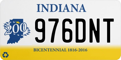 IN license plate 976DNT