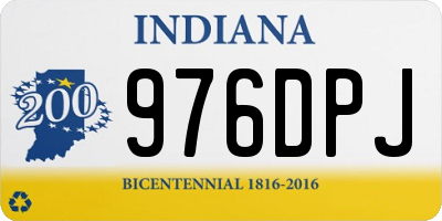 IN license plate 976DPJ