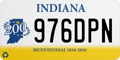 IN license plate 976DPN