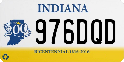 IN license plate 976DQD