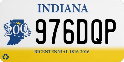 IN license plate 976DQP