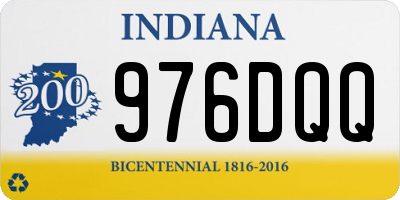IN license plate 976DQQ