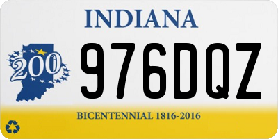 IN license plate 976DQZ