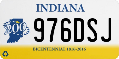 IN license plate 976DSJ