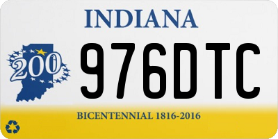 IN license plate 976DTC