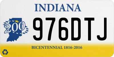 IN license plate 976DTJ
