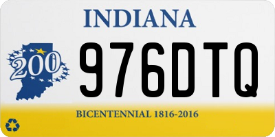 IN license plate 976DTQ