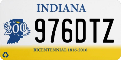 IN license plate 976DTZ