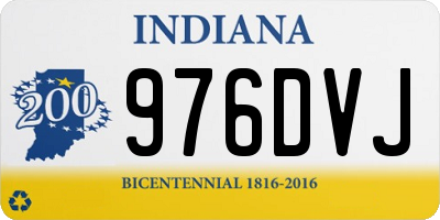 IN license plate 976DVJ