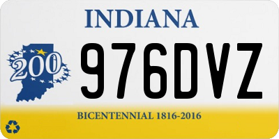 IN license plate 976DVZ