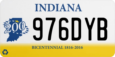 IN license plate 976DYB