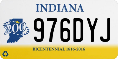 IN license plate 976DYJ