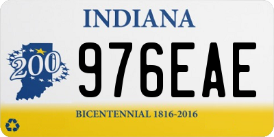 IN license plate 976EAE