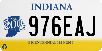 IN license plate 976EAJ