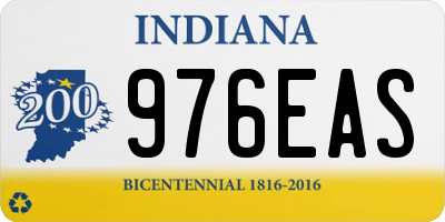 IN license plate 976EAS