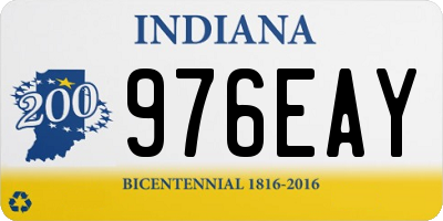 IN license plate 976EAY