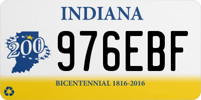 IN license plate 976EBF