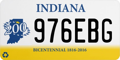IN license plate 976EBG