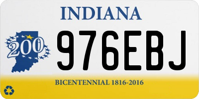 IN license plate 976EBJ