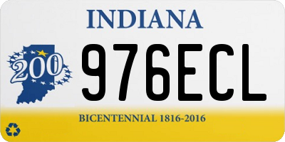 IN license plate 976ECL