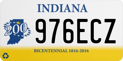 IN license plate 976ECZ
