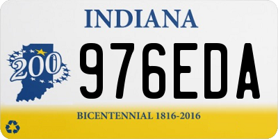 IN license plate 976EDA