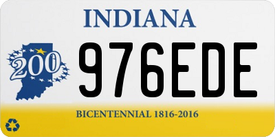 IN license plate 976EDE