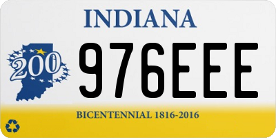 IN license plate 976EEE