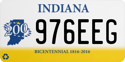 IN license plate 976EEG