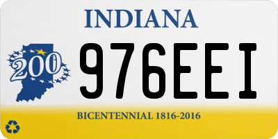 IN license plate 976EEI