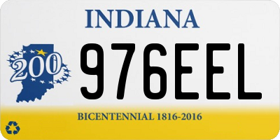 IN license plate 976EEL
