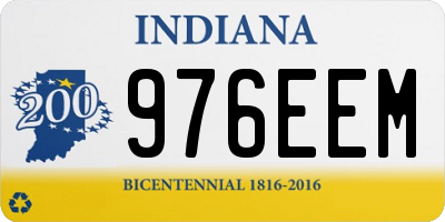IN license plate 976EEM